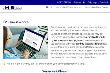 our partners medical-aid-comparisons.co.za website