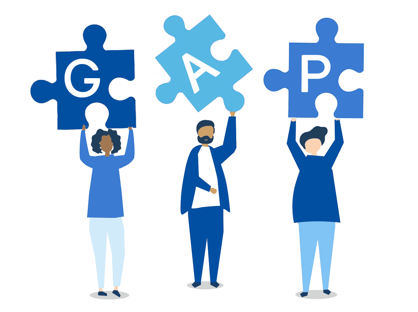 medical id broker services gap cover comparisons people with puzzle pieces