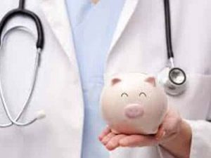 hospital plan with savings south africa doctor with piggy bank