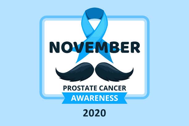 informed healthcare solutions prostate cancer awareness month november 2020 blue ribbin & moust