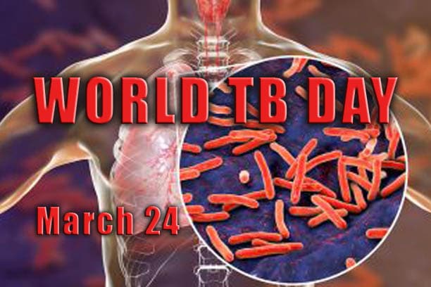 World TB Day 2021 Lungs with Tuberculosis disease