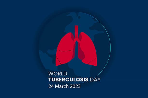informed healthcare solutions newsletter world tb day 2023 24 march world tuberculosis day blue globe with red lungs