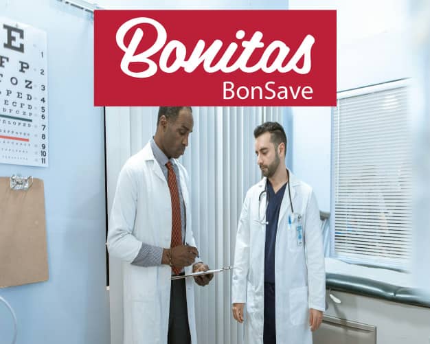 bonitas bonsave options and benefits hospital plan two doctor in hospital signing paperwork