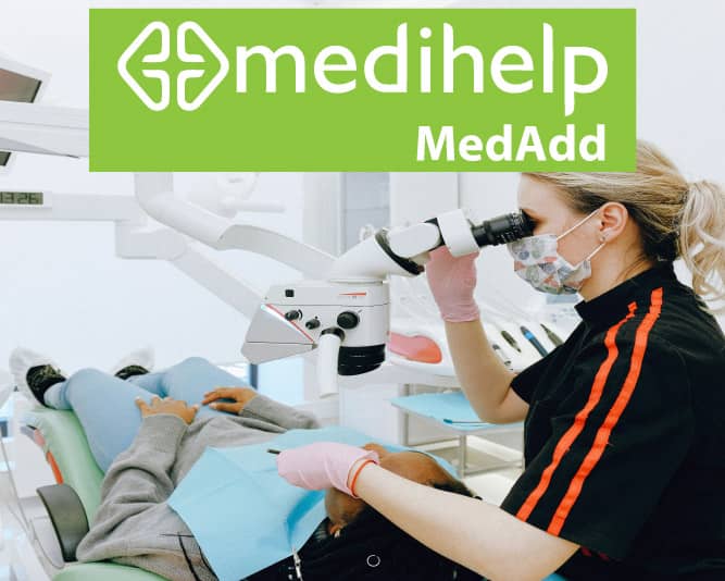 medihelp medadd options and benefits hospital plan with savings dentist performing dental surgary
