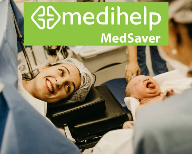 medihelp medsaver options and benefits hospital plan with savings mother just given birth to baby