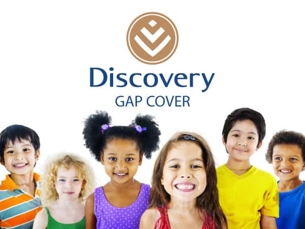 discovery gap cover logo with smiling children